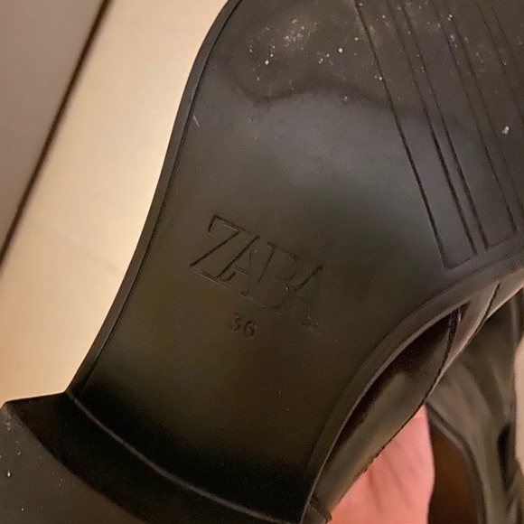 Zara Ankle Boots with Buckle - Picture 6 of 8